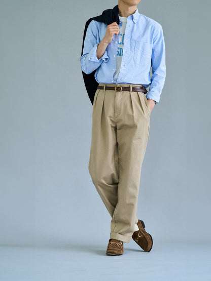 RELAXED TAPERED CHINO [ Beige ]