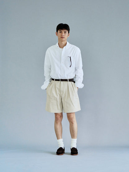 EASY FIT SHORTS [ Light Beige ]