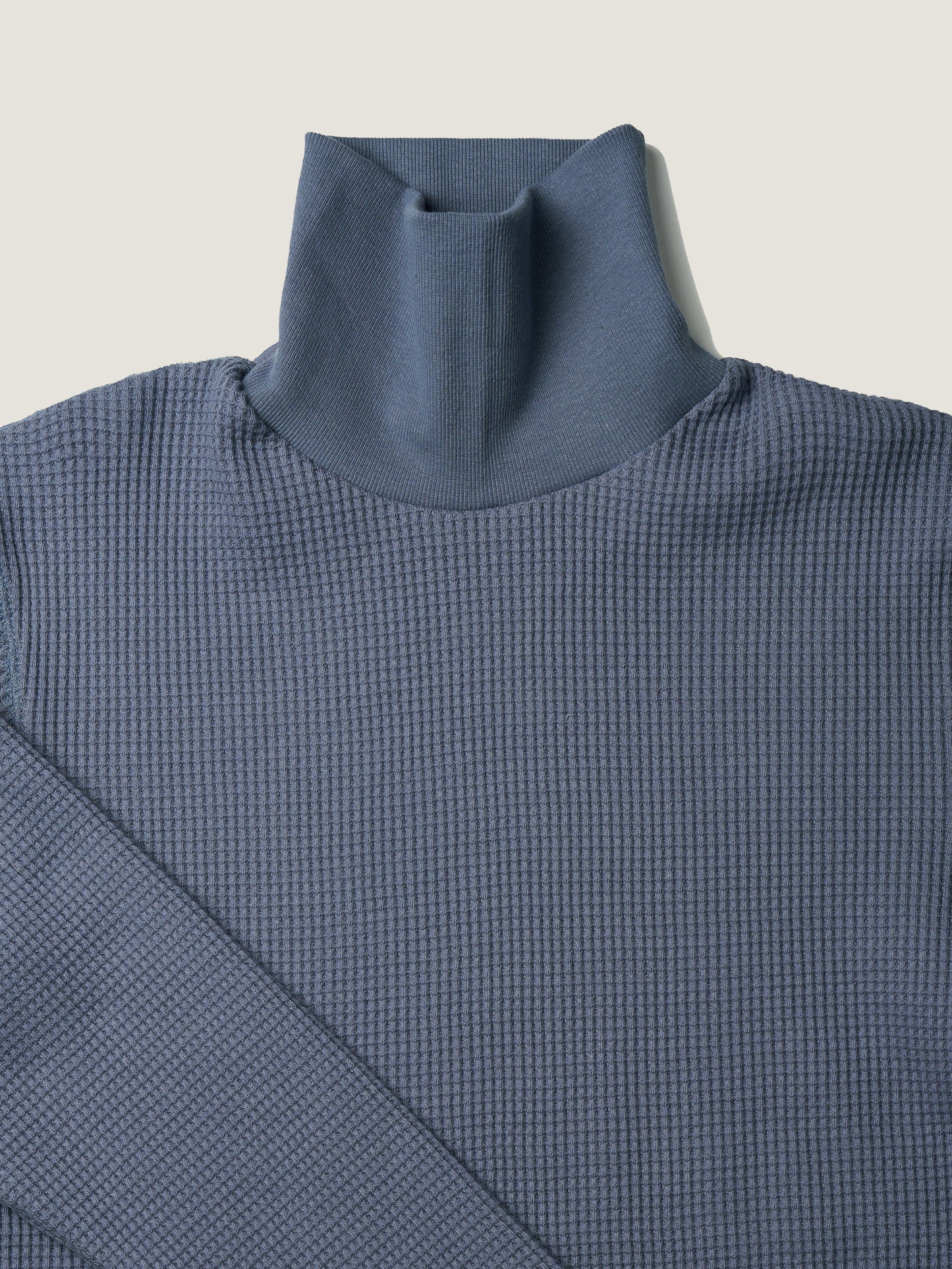 SALLY'S WAFFLE TURTLE TEE [ Smoke Blue ] New Season