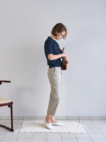 LOW GAUGE SKIPPER SWEATER New Season [ Indigo Navy ]