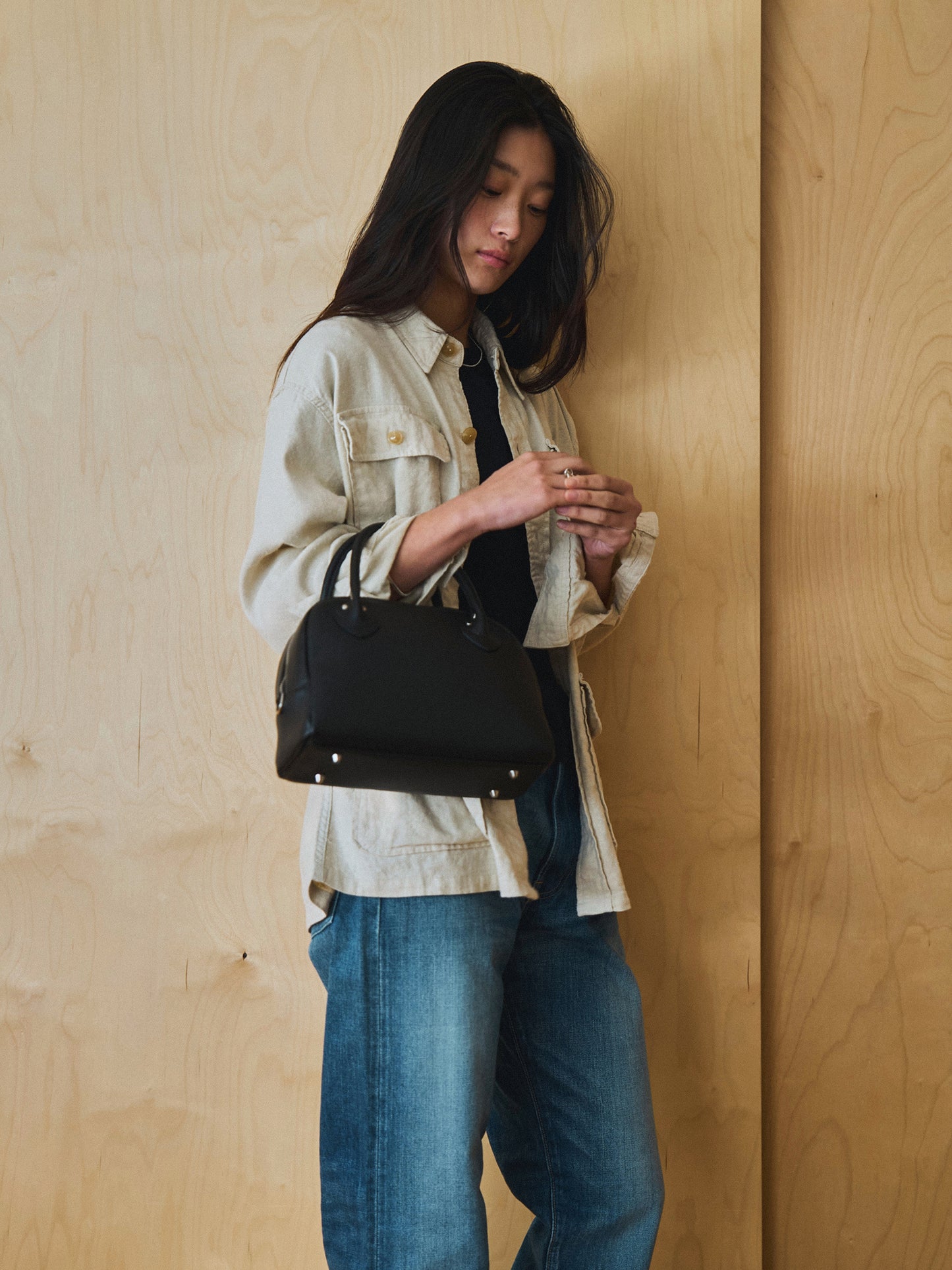 SABLÉ TOTE BAG SMALL [ Soft Black ]