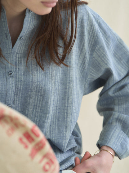(-30%) BREAKFAST LONG SHIRT [ Denim Blue ]