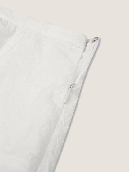 (-30%) AIÒLA LONG SKIRT [ Pure White ]