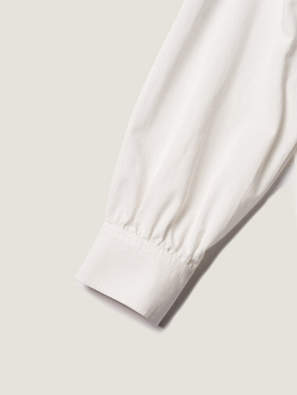 2 POCKET BUTTON DOWN SHIRT [ White Cotton ]