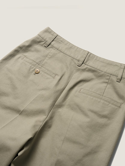 REFINED CLASSIC CHINO PANTS [ Utterly Beige ]