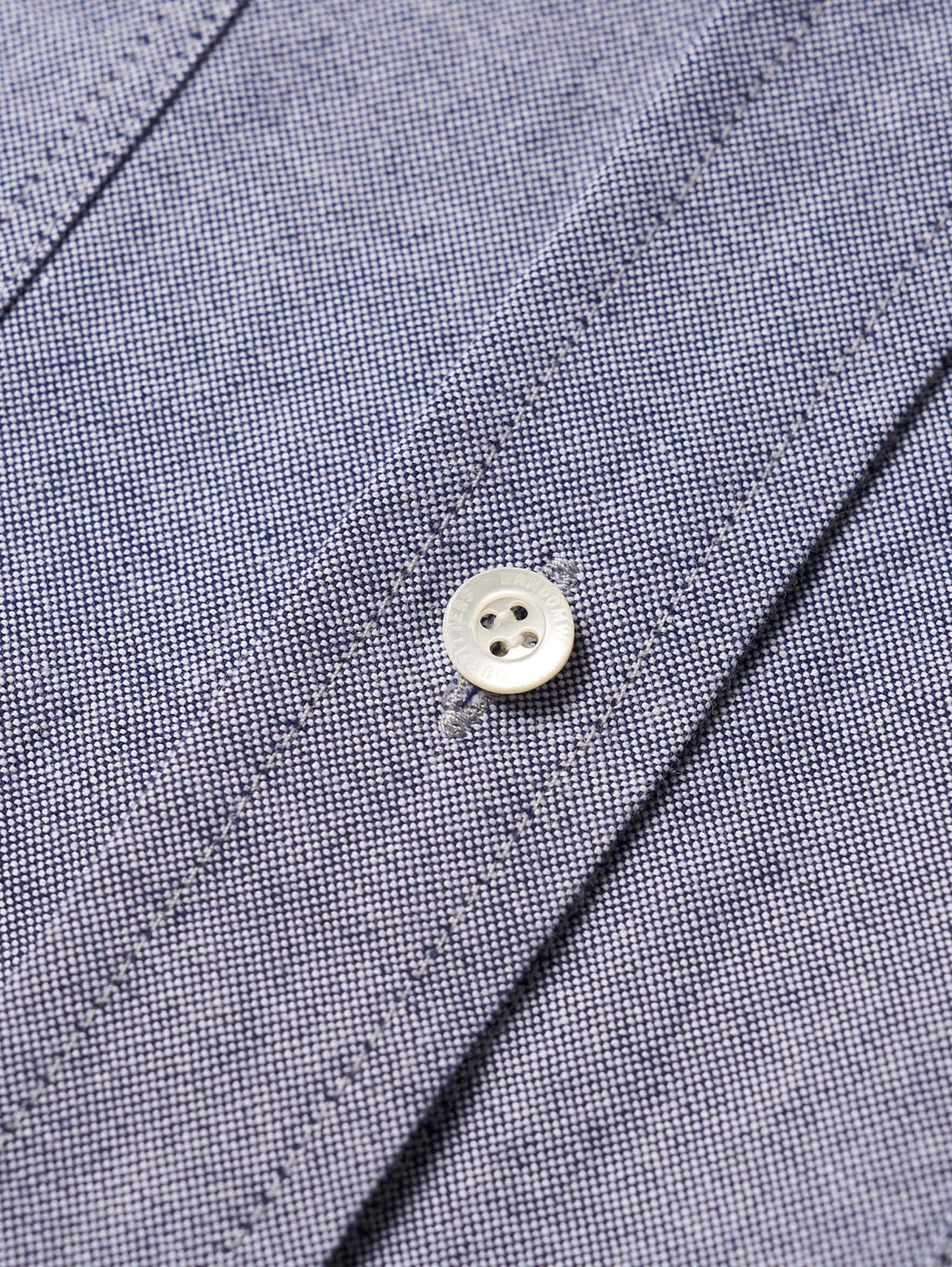 2 POCKET BUTTON DOWN SHIRT [ Navy Oxford ]