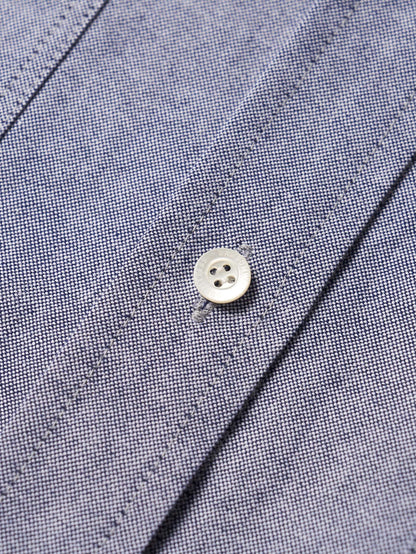2 POCKET BUTTON DOWN SHIRT [ Navy Oxford ]