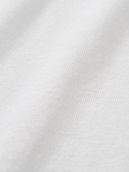 ALWAYS CREW NECK T-SHIRT [ White ]