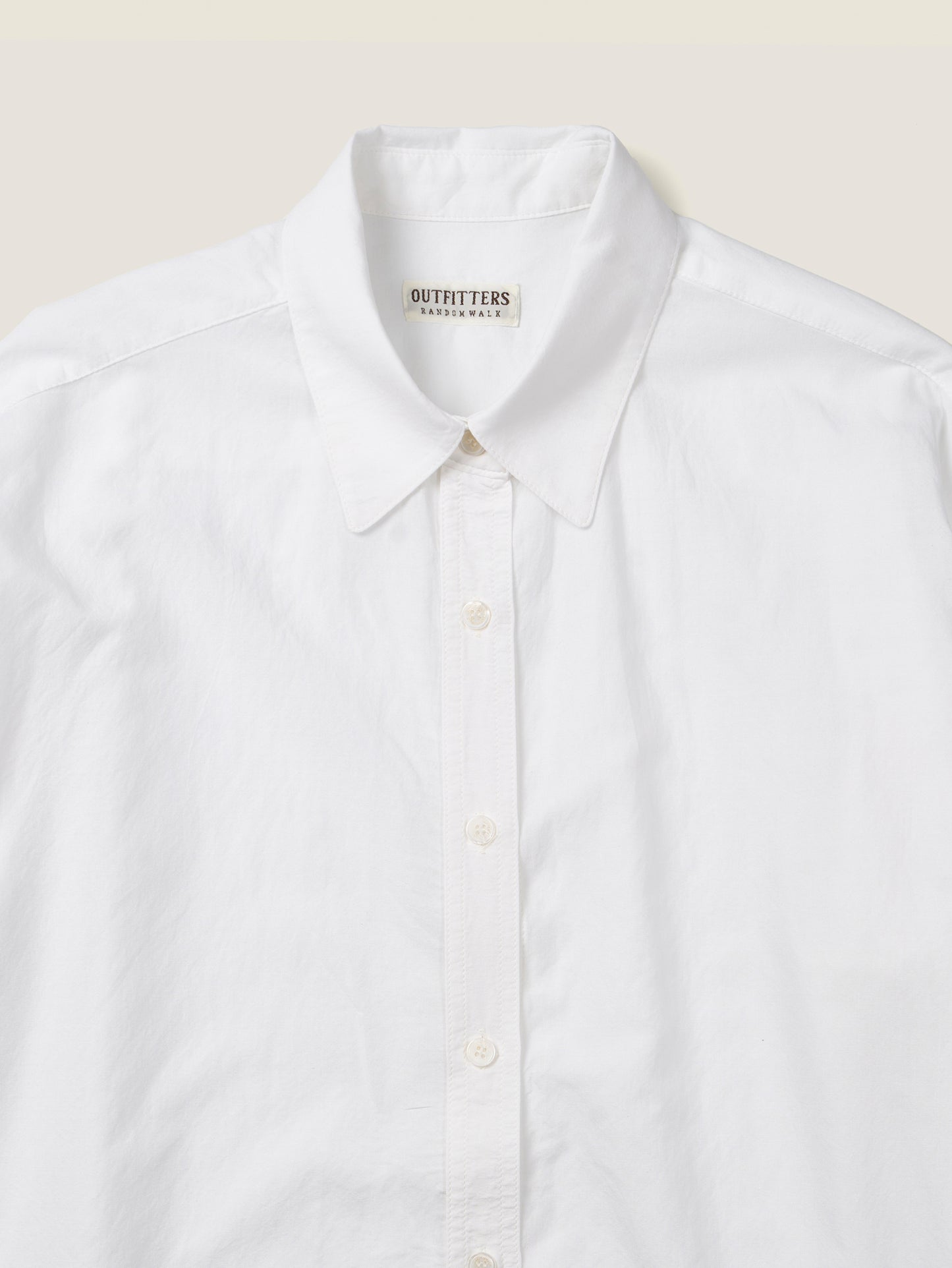 MARTHA LIGHT COTTON SHIRT [ Pure White ]