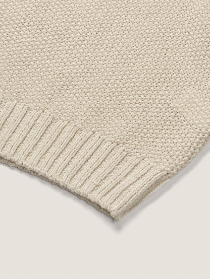 LOW GAUGE SKIPPER SWEATER New Season [ Soft Cream ]