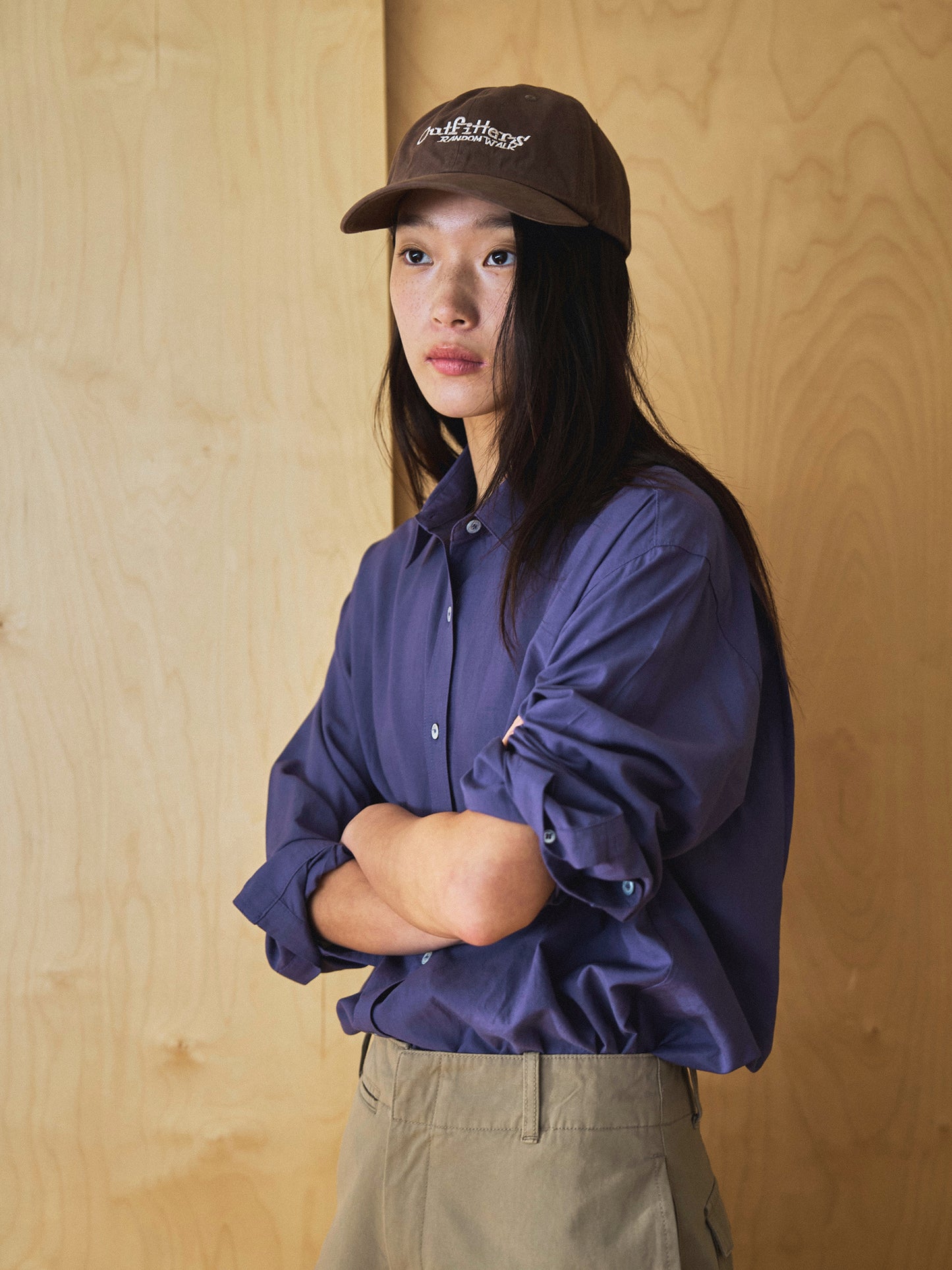 OUTFITTERS WASHED COTTON CAP [ Walnut Brown ]