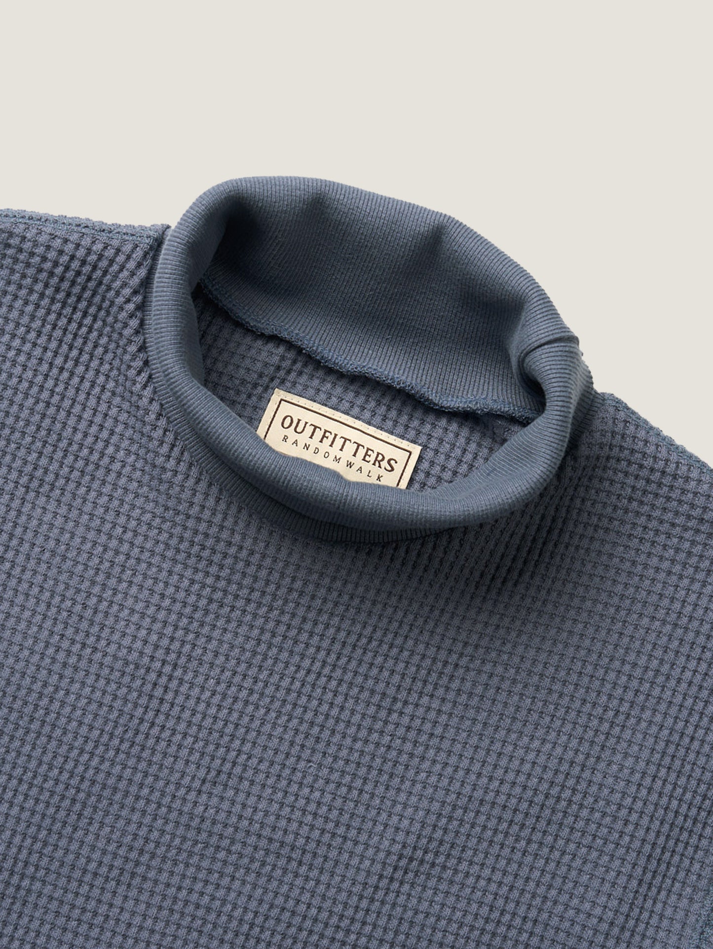 SALLY'S WAFFLE TURTLE TEE [ Smoke Blue ] New Season