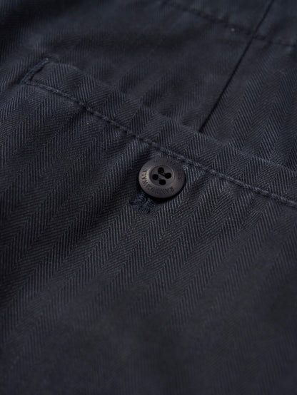 LILY UTILITY CARGO SKIRT [ Herringbone Navy ]