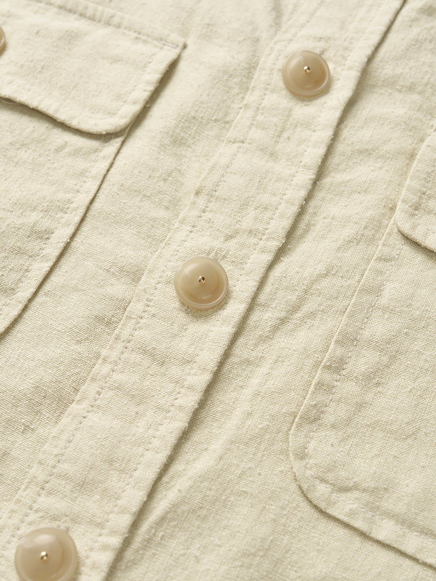 CAROLINE SILK LINEN JACKET [ Natural ]