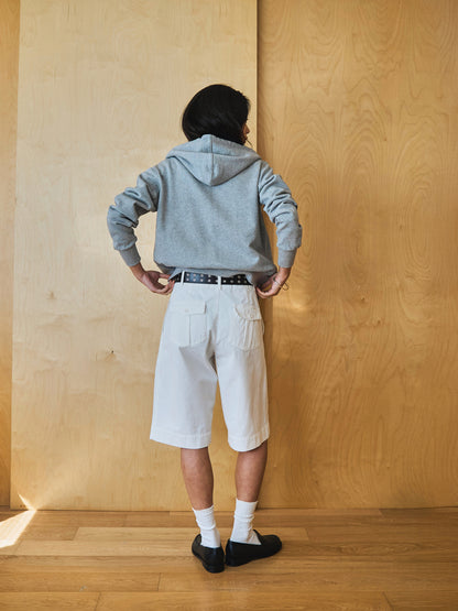 PARK FULL ZIP HOODIE [ Heather Grey ]