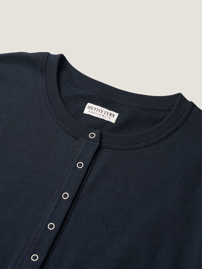 PENELOPE BUTTON TOP [ Night Navy ]