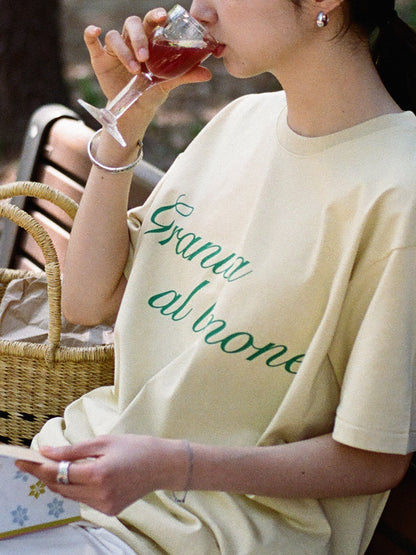 (-30%) SICILIAN BREAKFAST TEE [ Vintage Lemon ] Summer Edition