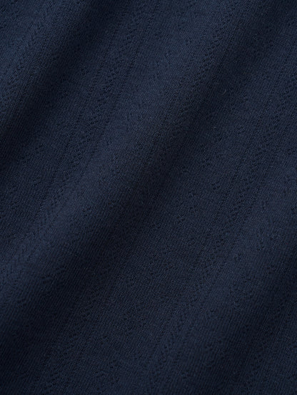 SCALLOPED TRIM SLEEVELESS [ Midnight Blue ]