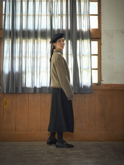 MONTBLANC ROLLNECK SWEATER [ Mocha Beige ]