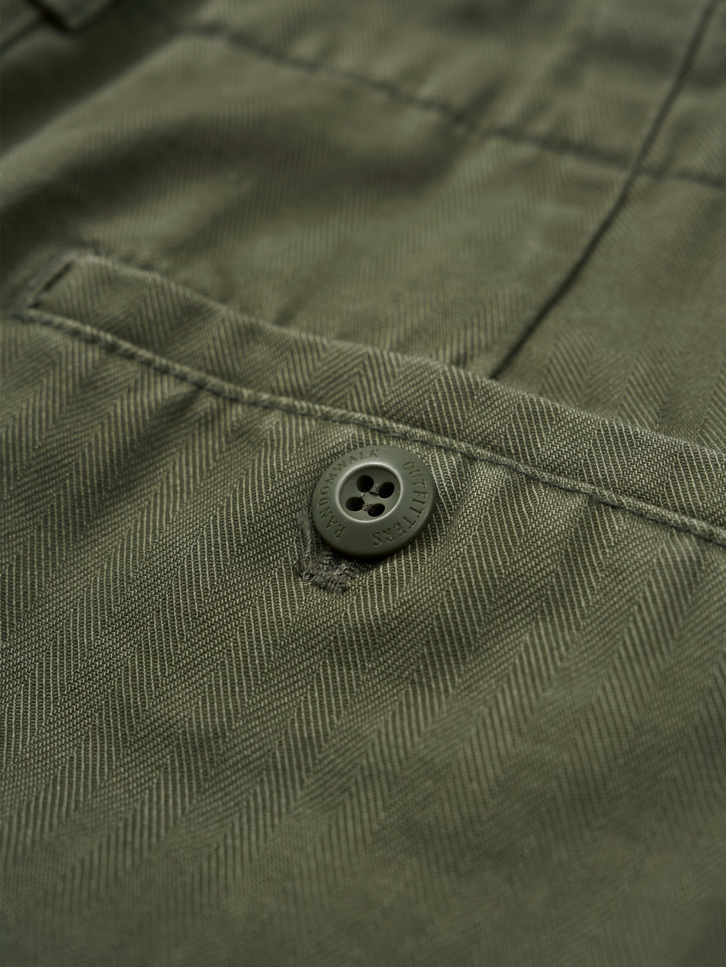 LILY UTILITY CARGO SKIRT [ Herringbone Khaki ]