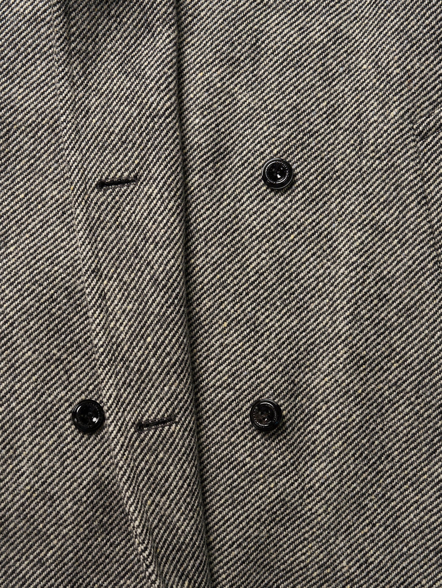 SHELBY COAT [ Black Donegal Tweed ] 2nd pre-order