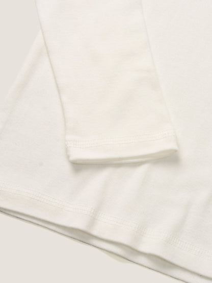 SMOOTH SCOOP NECK TOP [ White ]