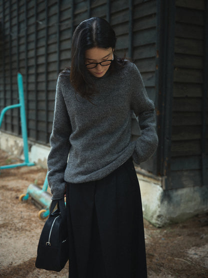 MONTBLANC ROLLNECK SWEATER [ Shadow Gray ]