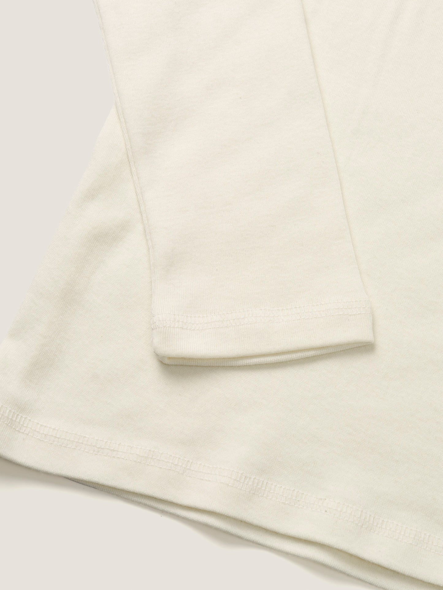 SMOOTH SCOOP NECK TOP [ Natural ]