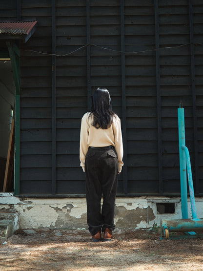 SALLY'S WAFFLE TURTLE TEE [ Biscuit Beige ] New Season