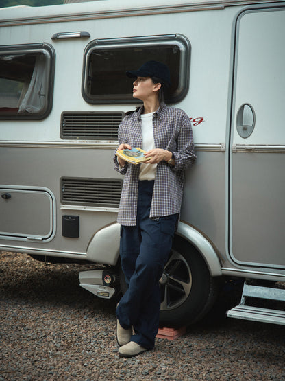 EASE WASHED CARGO PANTS [ Washed Navy ]