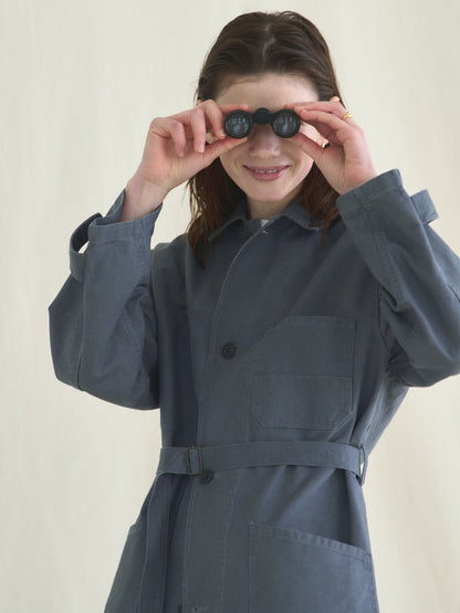 (-30%) ATELIER LONG JACKET [ Smokey Blue ]