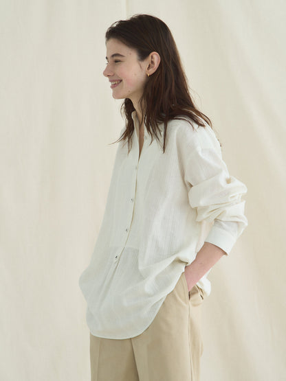 (-30%) BREAKFAST LONG SHIRT [ Antique Ivory ]