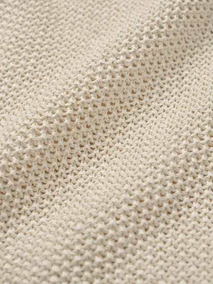 LOW GAUGE SKIPPER SWEATER New Season [ Soft Cream ]