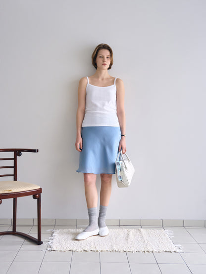 CHARDONNAY MIDI SKIRT [ Capri Blue ]