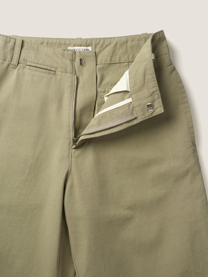 LENTO BERMUDA SHORTS [ Washed Beige ]