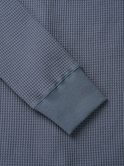 SALLY'S WAFFLE TURTLE TEE [ Smoke Blue ] New Season