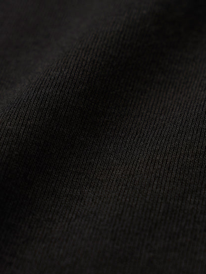 SMOOTH SCOOP NECK TOP [ Black ]