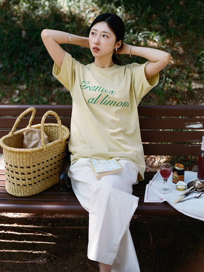 (-30%) SICILIAN BREAKFAST TEE [ Vintage Lemon ] Summer Edition