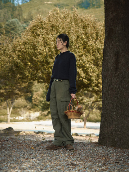 MONTBLANC ROLLNECK SWEATER [ Night Navy ]