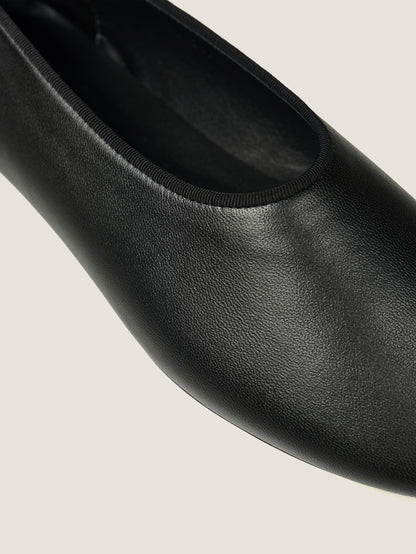 GRACE OPERA FLATS [ Classic Black ] Italian Leather