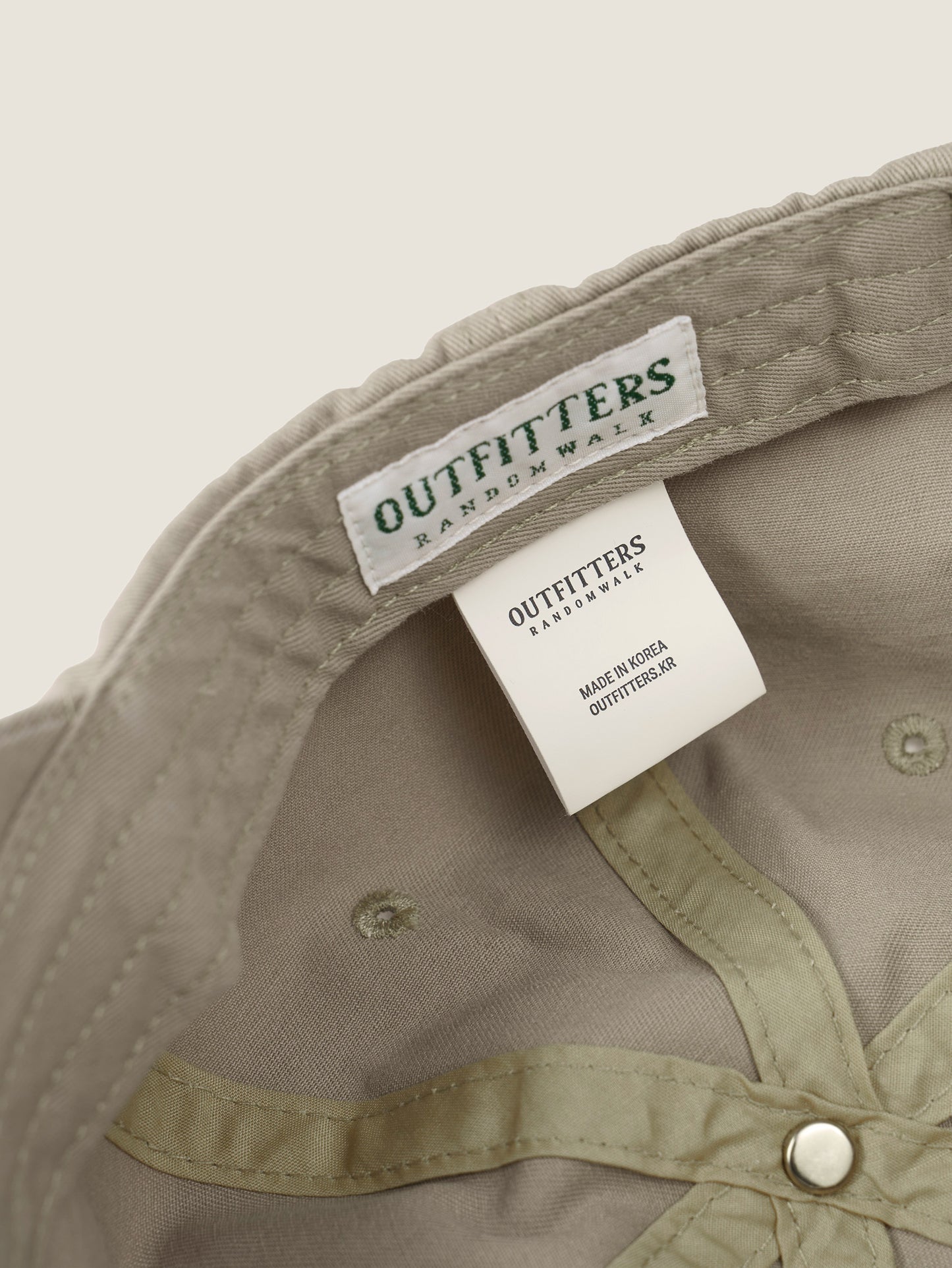 OUTFITTERS WASHED COTTON CAP [ Dusty Beige ]