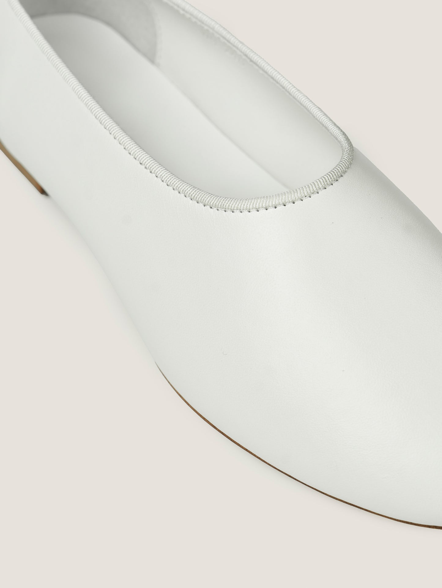 GRACE OPERA FLATS [ Clean White ] Italian Leather