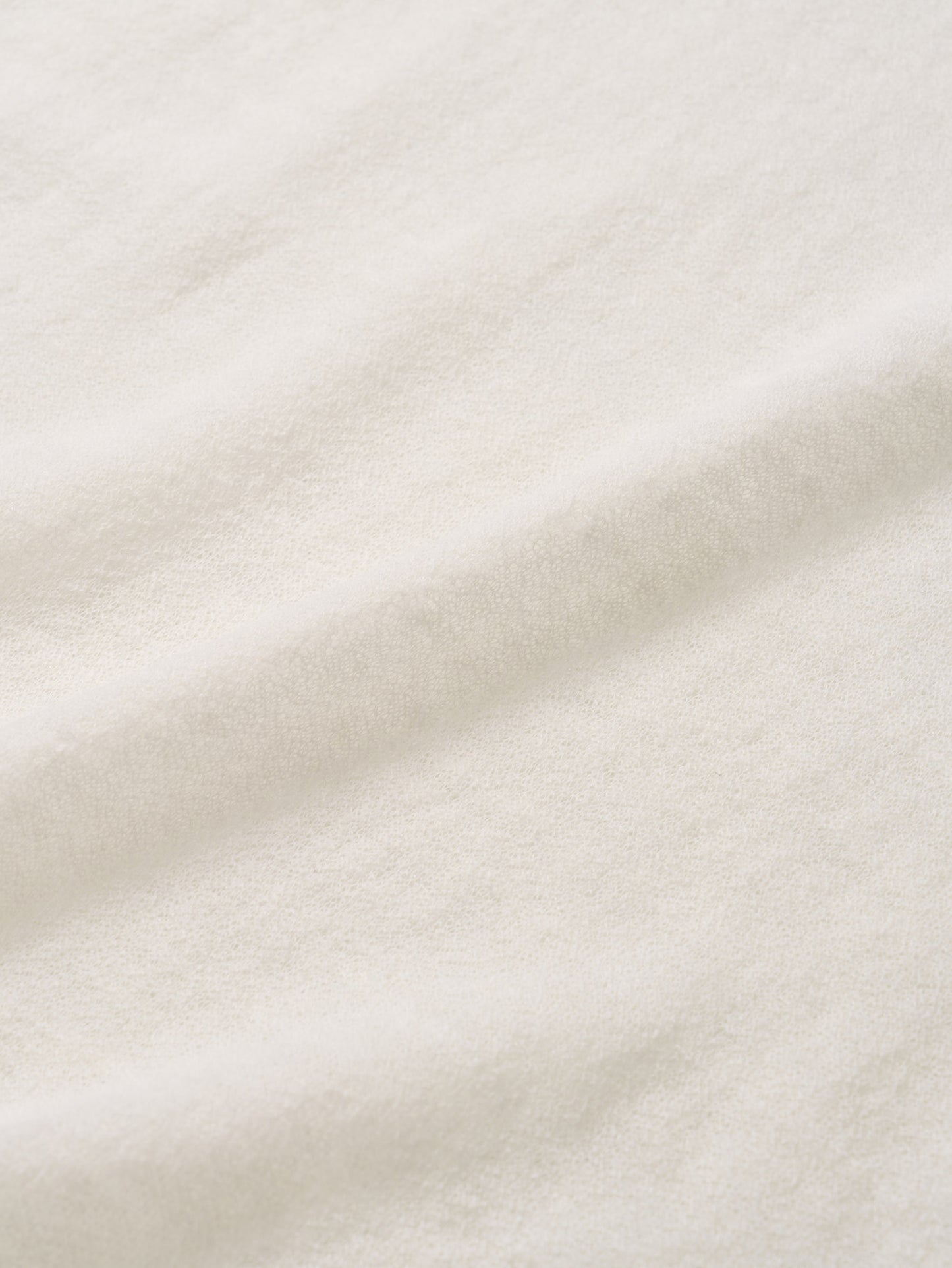 RUSTLE WOOL TURTLE TOP [ Warm Ivory ]