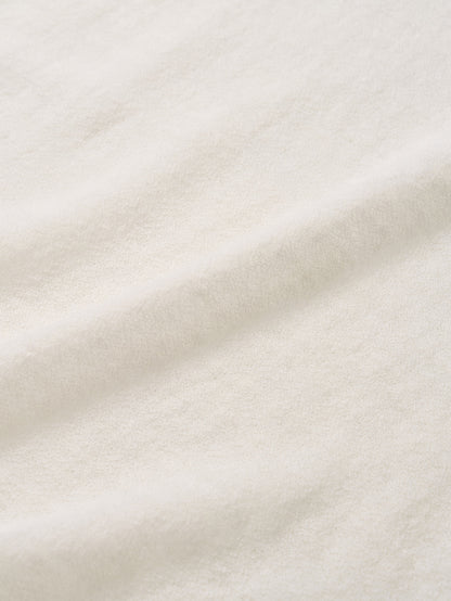 RUSTLE WOOL TURTLE TOP [ Warm Ivory ]