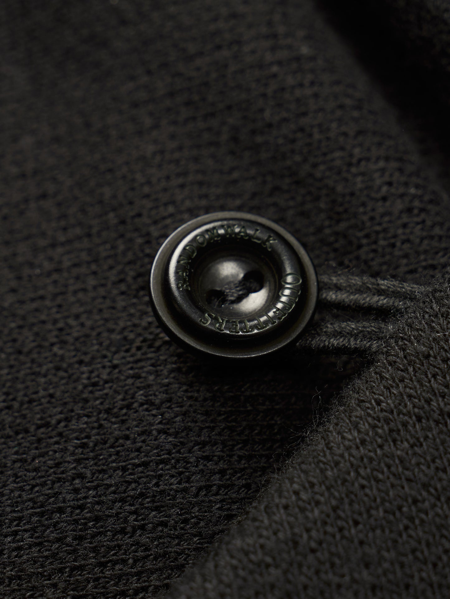 SHAWL COLLAR SWEATSHIRT [ Deep Black ]