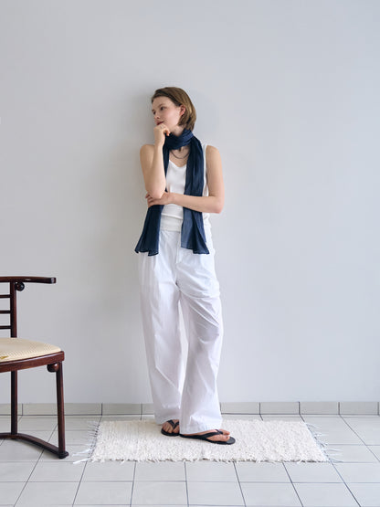MIST STRIPE SCARF [ Indigo ]