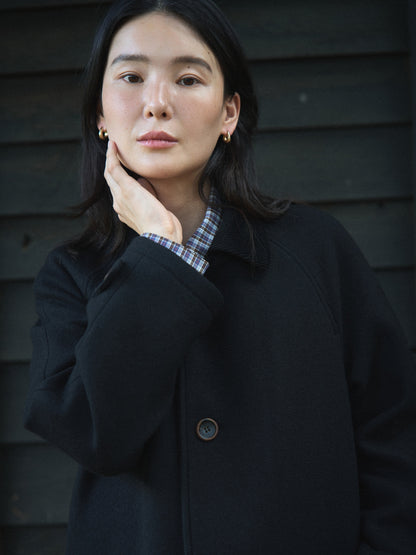 VERMONT HALF COAT [ Rich Black ]