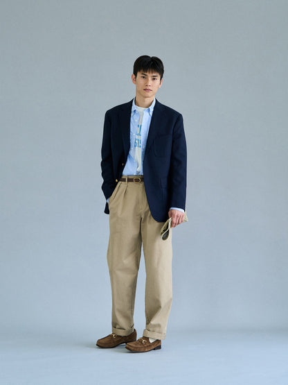 RELAXED TAPERED CHINO [ Beige ]