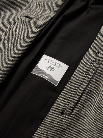 SHELBY COAT [ Black Donegal Tweed ] 2nd pre-order
