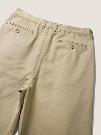 RELAXED TAPERED CHINO [ Beige ]